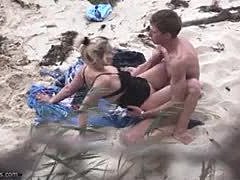 Twosome fornicating on the beach Wendolyn from 1fuckdatecom